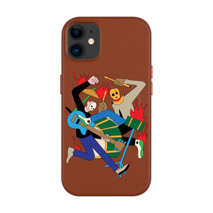 MONSTER MASH-Leather Kılıf MagSafe Özellikli - iPhone 11