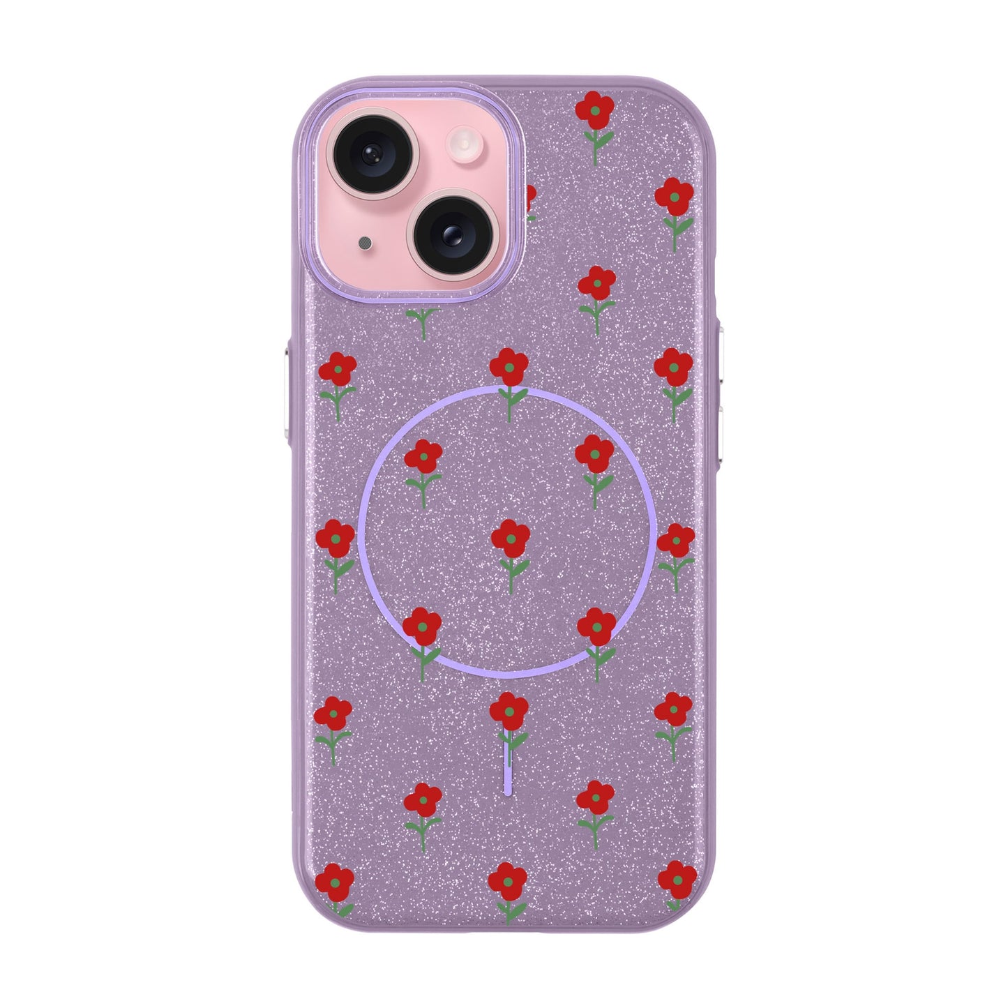 FLOWER POWER-iPhone 15 Plus Radiant Kılıf MagSafe Özellikli