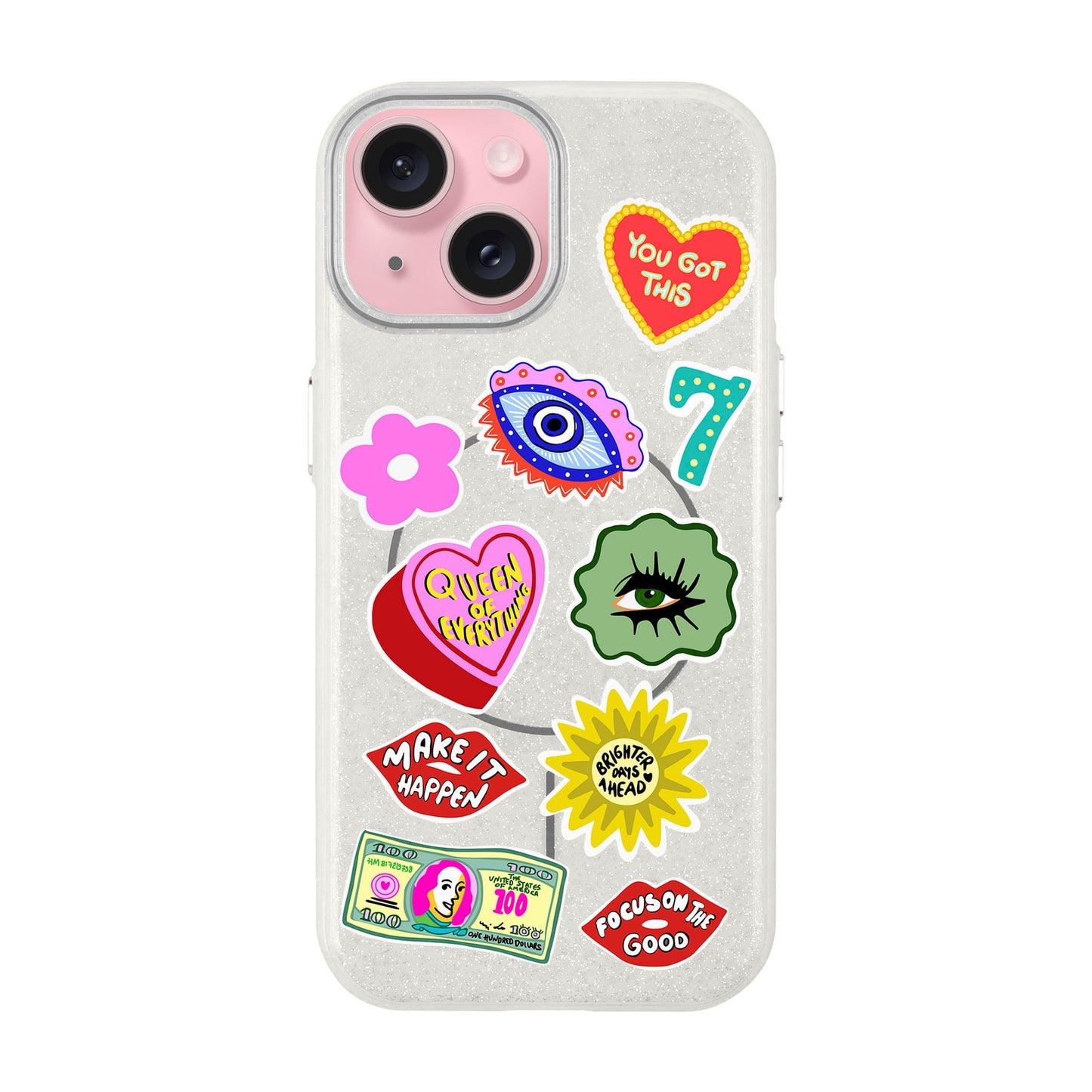 HM STICKERS-Radiant Kılıf MagSafe Özellikli - iPhone 15