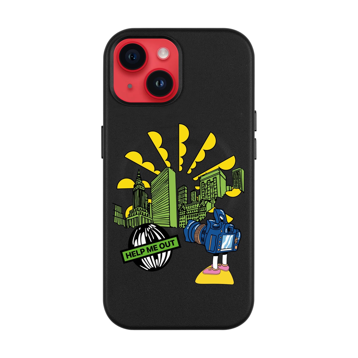 HELP ME OUT-Leather Kılıf MagSafe Özellikli - iPhone 13