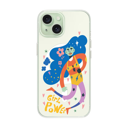 GIRL POWER-Solid Kılıf MagSafe Özellikli - iPhone 15