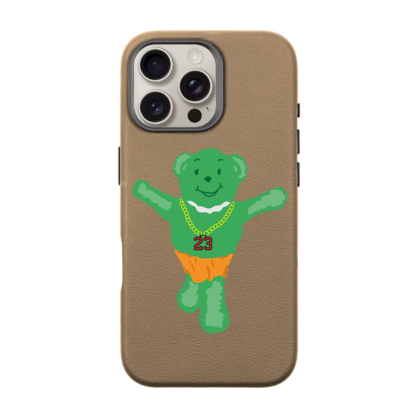 GREEN BEAR-iPhone 16 Pro Max Leather Premium Kılıf MagSafe Özellikli