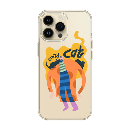 CRAZY CAT-iPhone 14 Pro Max Solid Kılıf