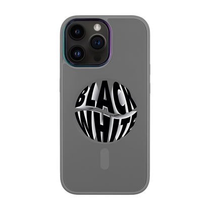 BLACK WHITE-iPhone 14 Pro Max Vigor Kılıf MagSafe Özellikli