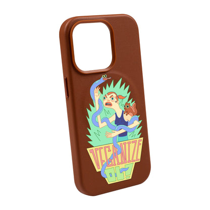 VEGANİZE-iPhone 14 Plus Leather Kılıf MagSafe Özellikli