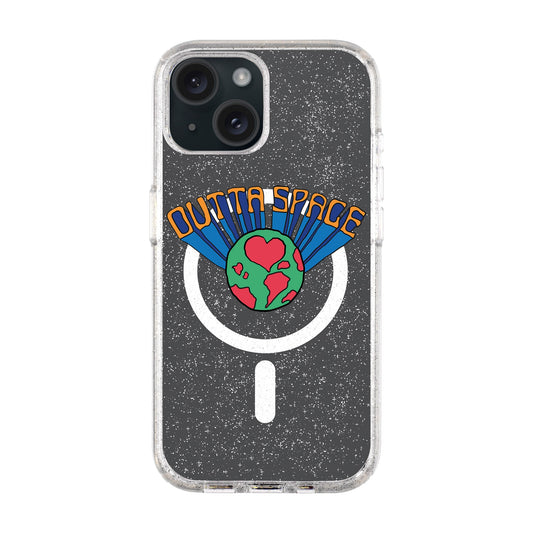 OUTTA SPACE-iPhone 15 Plus Shiny Kılıf MagSafe Özellikli