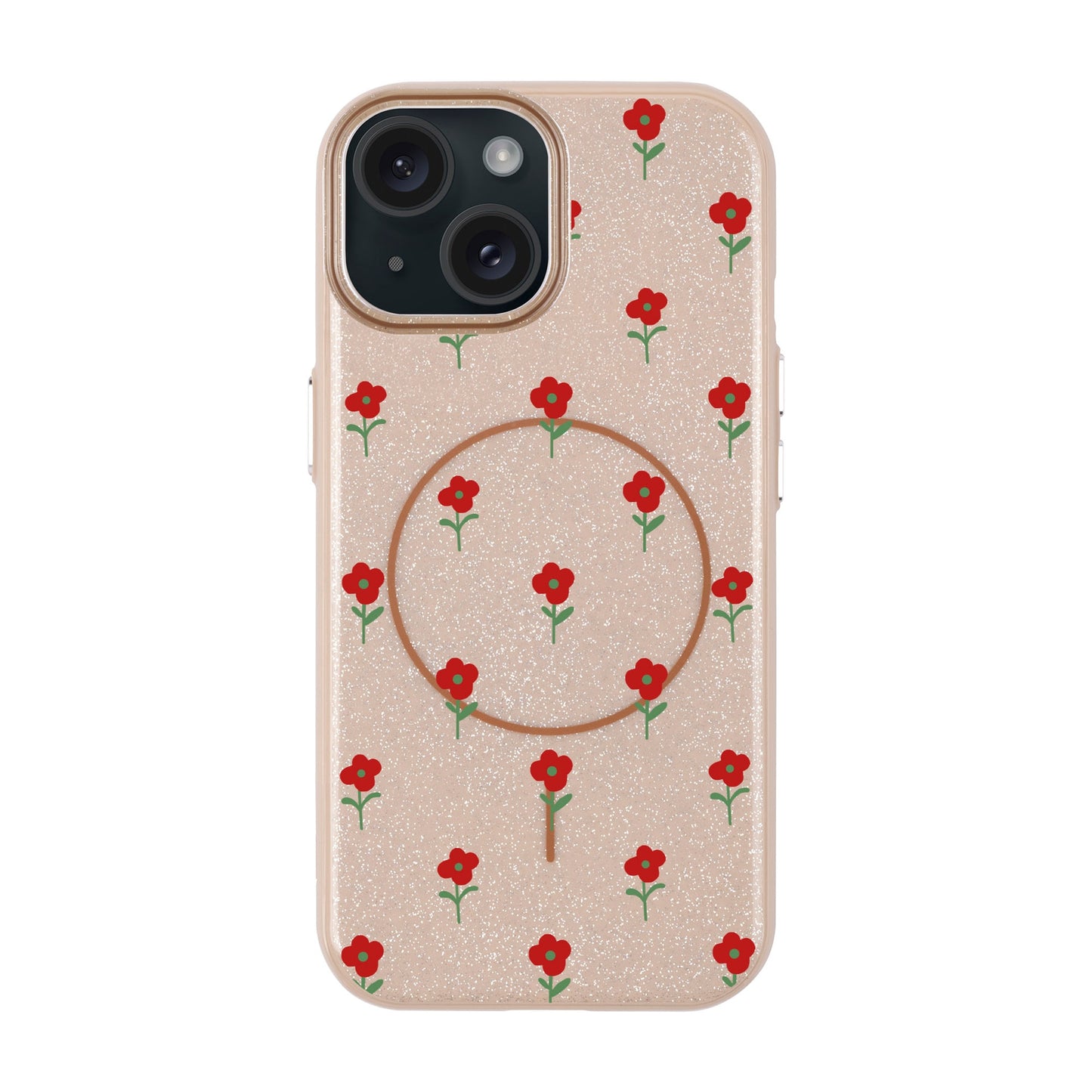 FLOWER POWER-iPhone 15 Plus Radiant Kılıf MagSafe Özellikli