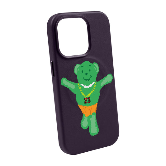 GREEN BEAR-iPhone 14 Pro Max Leather Kılıf MagSafe Özellikli