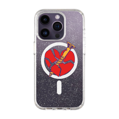 BROKEN HEART-iPhone 14 Pro Shiny Kılıf MagSafe Özellikli