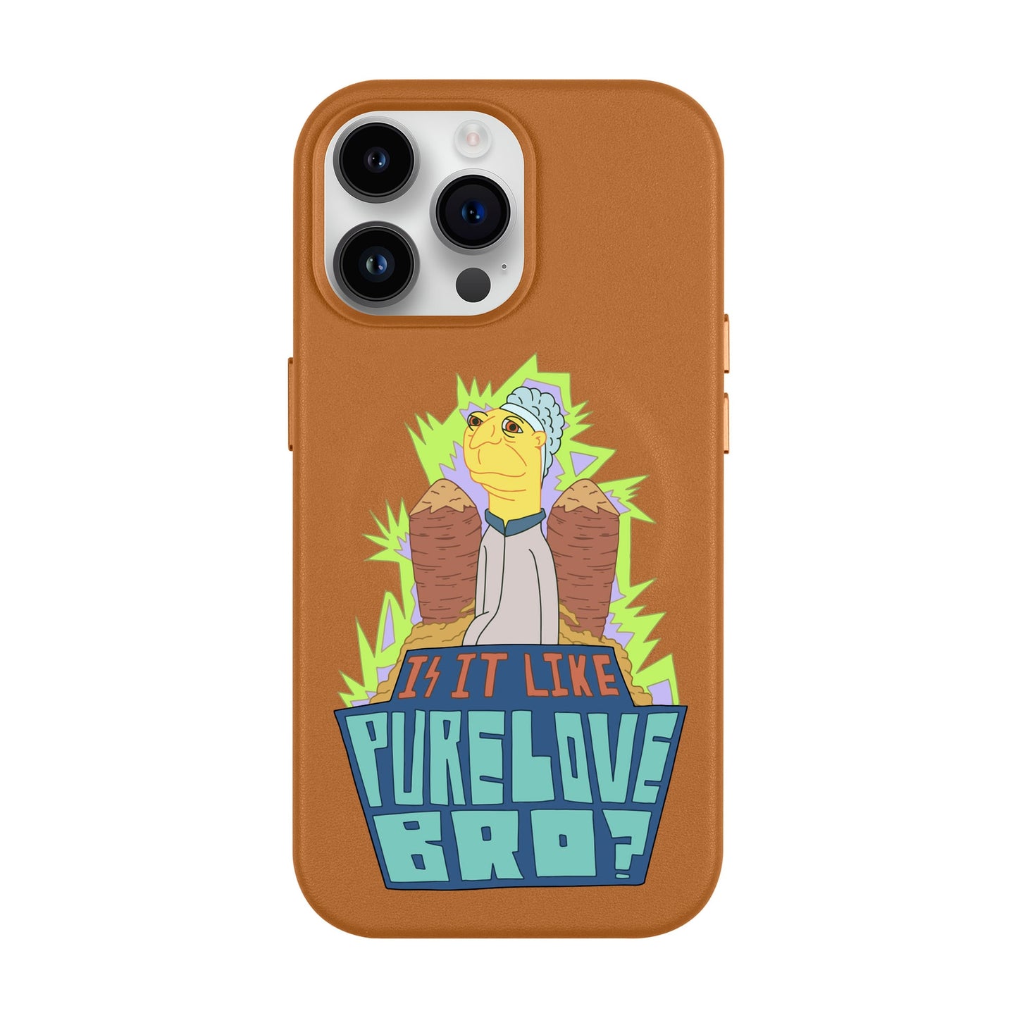 PURE LOVE-iPhone 14 Pro Max Leather Kılıf MagSafe Özellikli