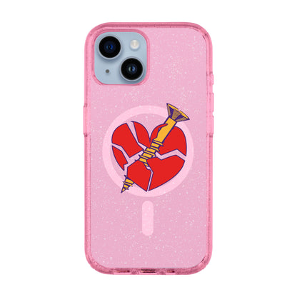 BROKEN HEART-iPhone 14 Shiny Kılıf MagSafe Özellikli