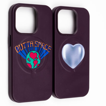 OUTTA SPACE-Leather Kılıf MagSafe Özellikli - iPhone 14 Pro