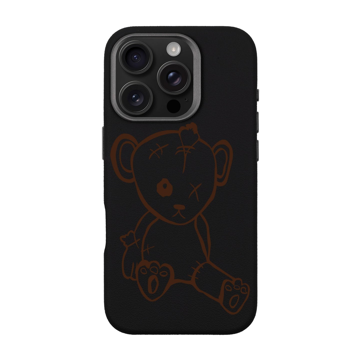BABY BEAR-iPhone 16 Pro Leather Premium Kılıf MagSafe Özellikli