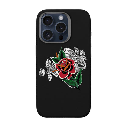 DRY ROSE-iPhone 15 Pro Leather Premium Kılıf MagSafe Özellikli