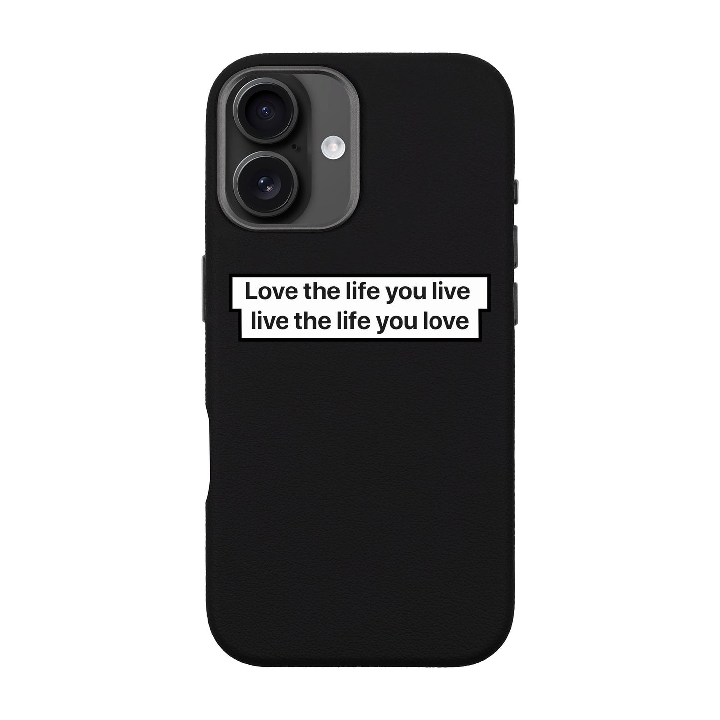 LOVE THE LIFE-iPhone 16 Plus Leather Premium Kılıf MagSafe Özellikli