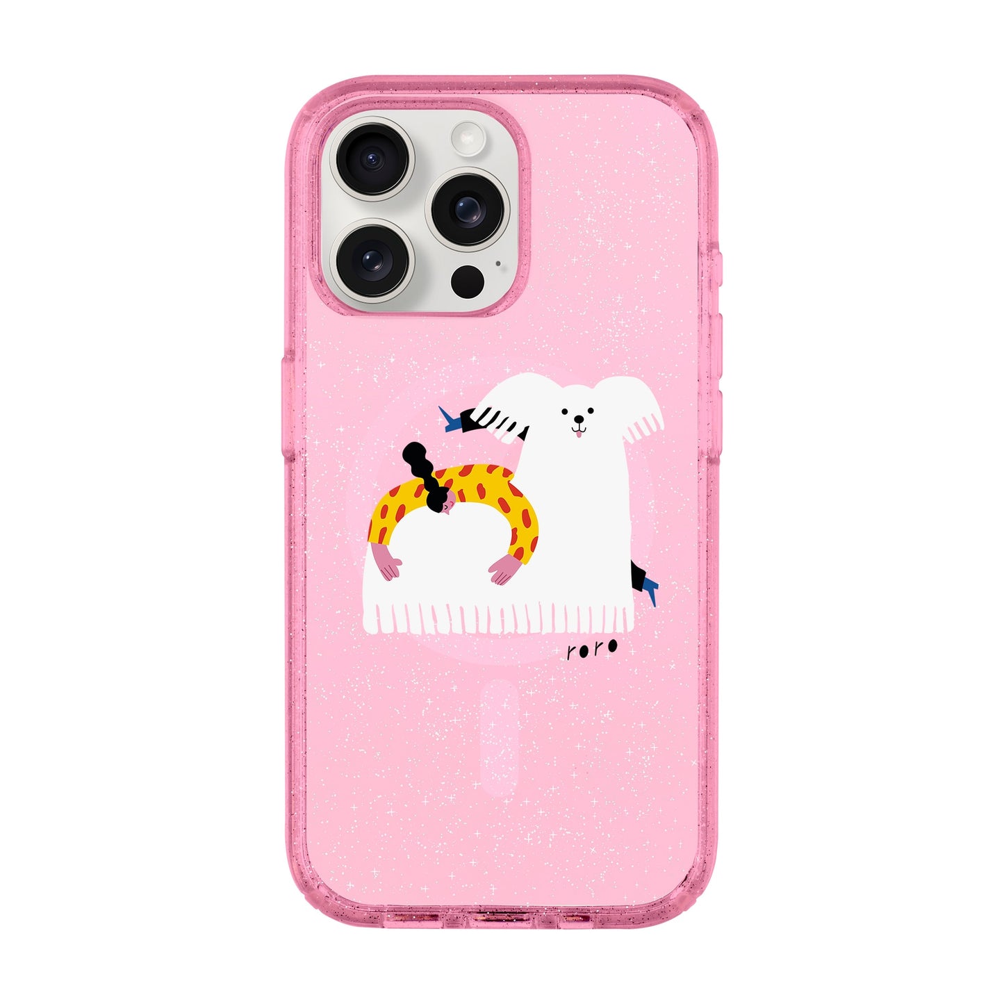 FANCY DOG-iPhone 15 Pro Max Shiny Kılıf MagSafe Özellikli