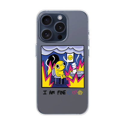 I AM FINE-iPhone 15 Pro Solid Kılıf
