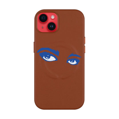 BIRDS EYE VIEW-iPhone 14 Plus Leather Kılıf MagSafe Özellikli