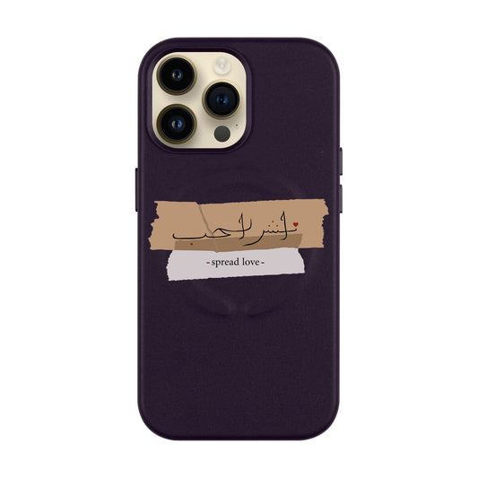 SPREAD LOVE-iPhone 14 Pro Max Leather Kılıf MagSafe Özellikli