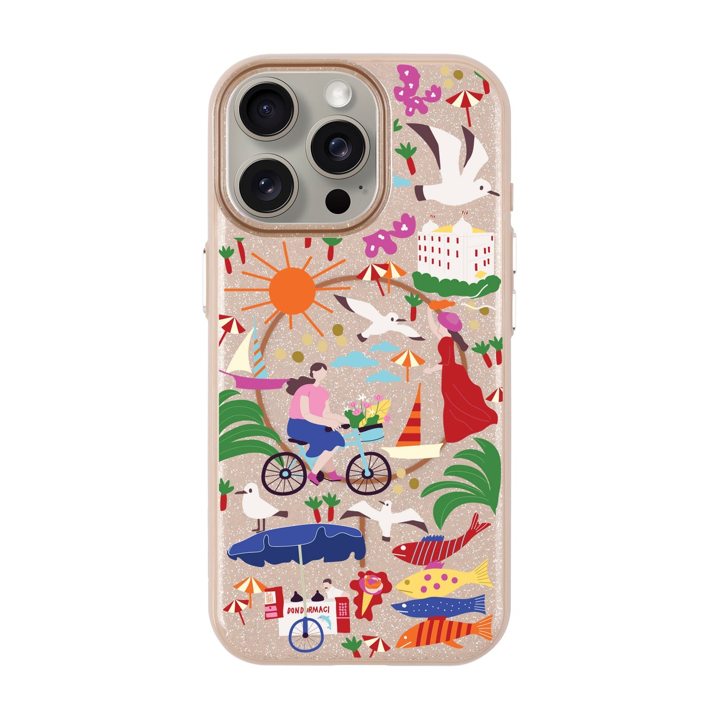 TO'S WITH US ADALAR-Radiant Kılıf MagSafe Özellikli - iPhone 15 Pro Max