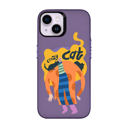 CRAZY CAT-iPhone 14 Hold Kılıf MagSafe Özellikli