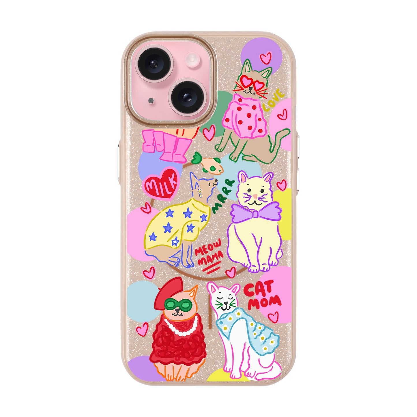 CAT MOM-Radiant Kılıf MagSafe Özellikli - iPhone 15