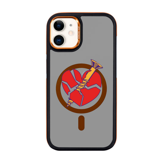 BROKEN HEART-iPhone 11 Dark Kılıf MagSafe Özellikli