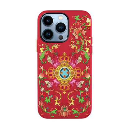 SPIRAL-iPhone 13 Pro Max Leather Kılıf