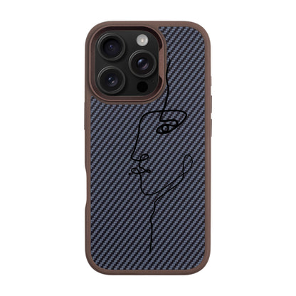FACE-iPhone 16 Pro Plaid Kılıf MagSafe Özellikli