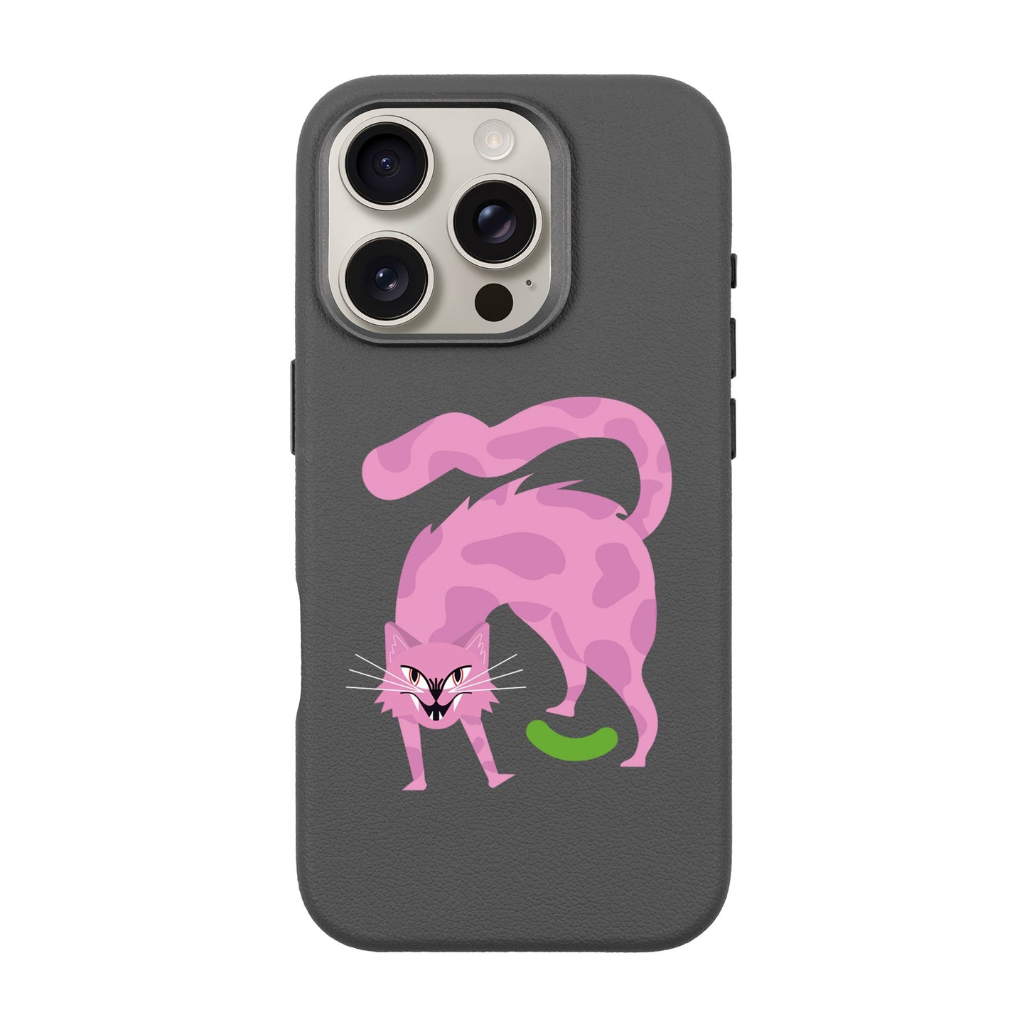 GRUMBLEPAWS-iPhone 16 Pro Leather Premium Kılıf MagSafe Özellikli