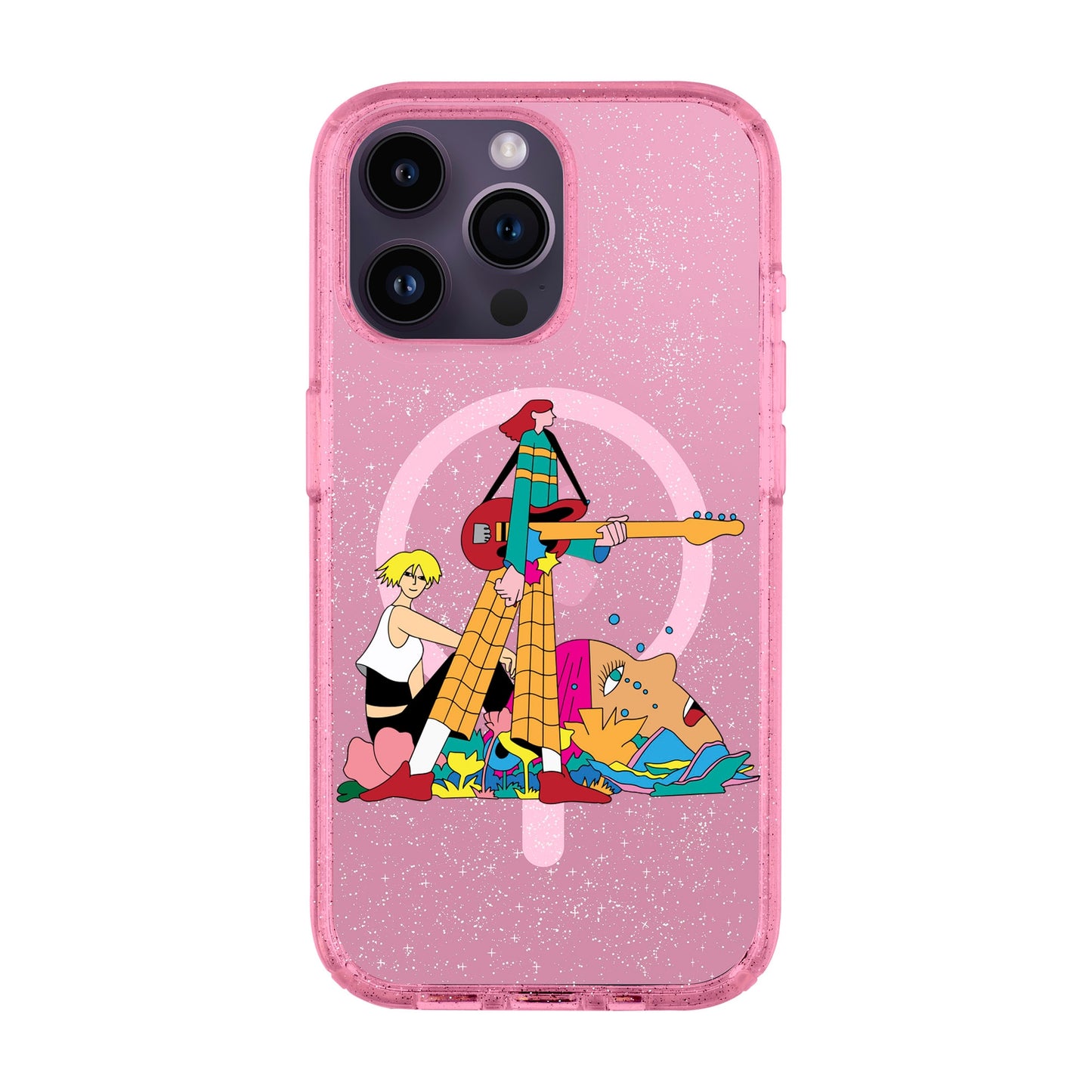 HER BAND-iPhone 14 Pro Max Shiny Kılıf MagSafe Özellikli