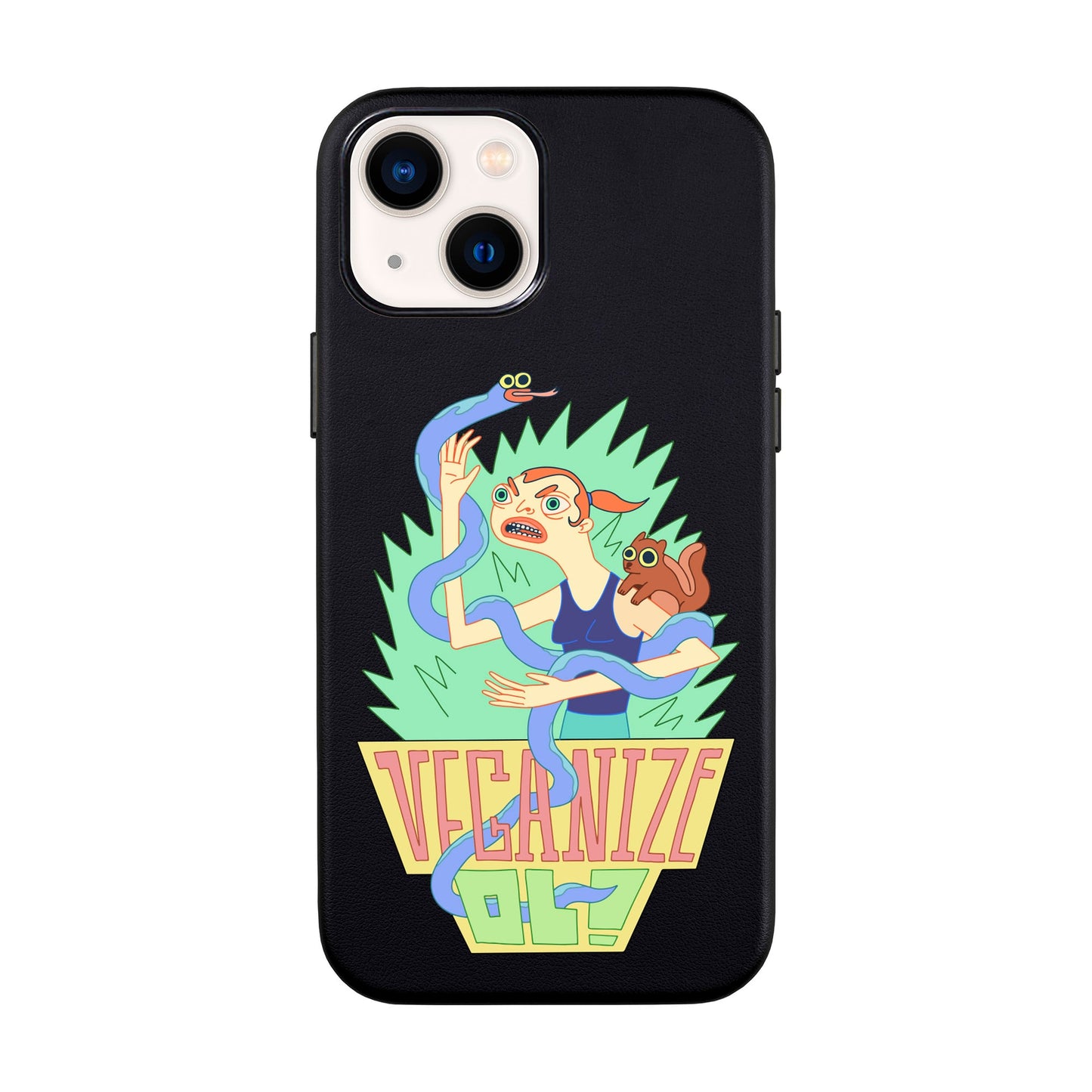 VEGANİZE-iPhone 14 Leather Kılıf