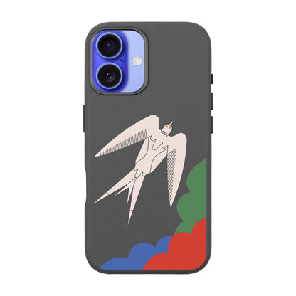 L’OISEAU LIBRE-iPhone 16 Plus Leather Premium Kılıf MagSafe Özellikli
