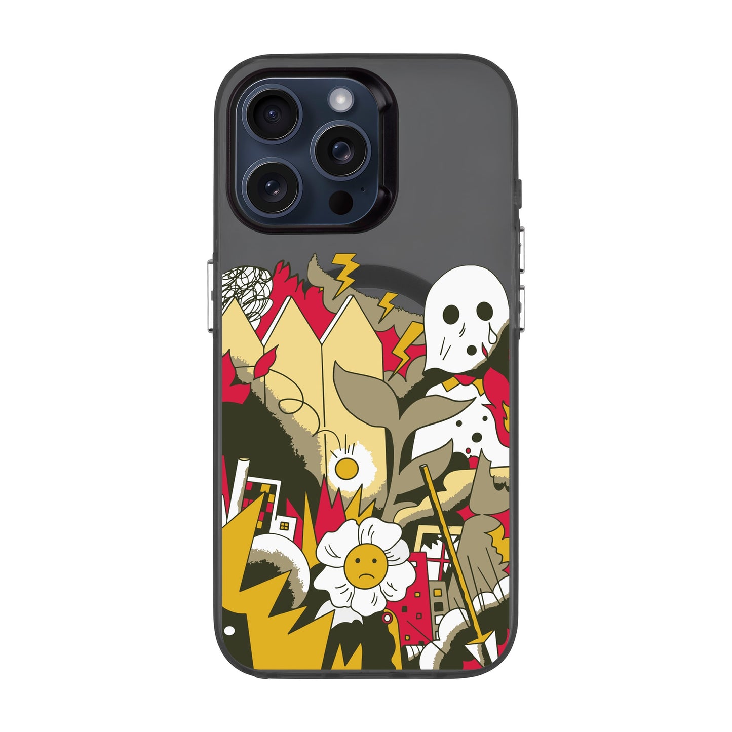 EVERYTHING IS BURNING-Hold Kılıf MagSafe Özellikli - iPhone 15 Pro Max