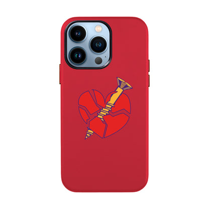 BROKEN HEART-iPhone 13 Pro Max Leather Kılıf