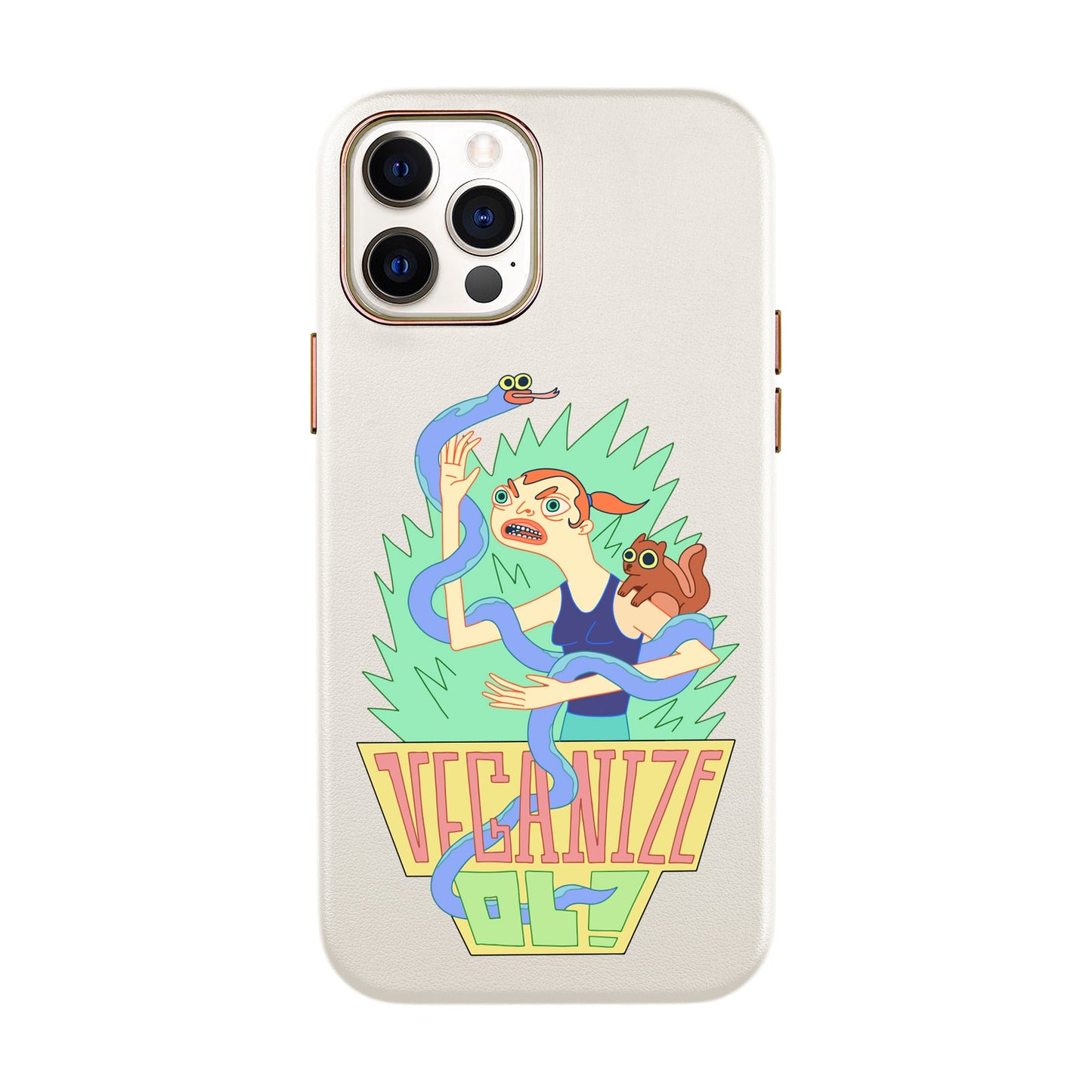 VEGANİZE-iPhone 7 Plus / 8 Plus Leather Kılıf