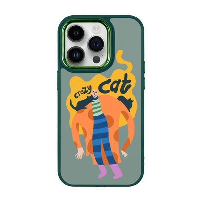 CRAZY CAT-iPhone 14 Pro Proof Kılıf