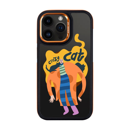 CRAZY CAT-iPhone 14 Pro Max Dark Kılıf MagSafe Özellikli