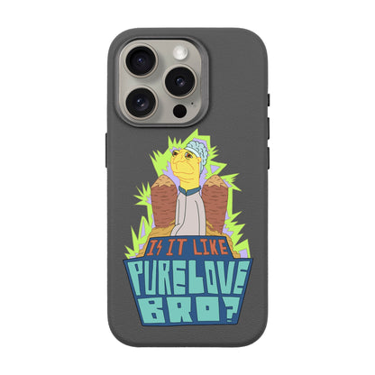 PURE LOVE-iPhone 15 Pro Leather Premium Kılıf MagSafe Özellikli
