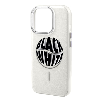 BLACK WHITE-Radiant Kılıf MagSafe Özellikli - iPhone 15 Pro