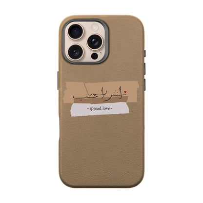 SPREAD LOVE-iPhone 16 Pro Max Leather Premium Kılıf MagSafe Özellikli