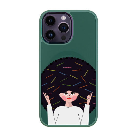 TANGLES OF HAPPINESS-iPhone 14 Pro Max Vigor Kılıf MagSafe Özellikli