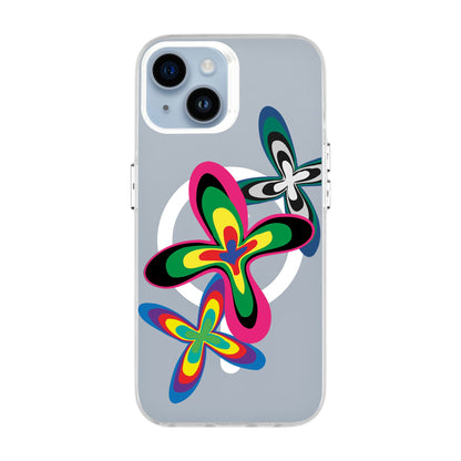 COLOR FLOWER-iPhone 14 Hold Kılıf MagSafe Özellikli