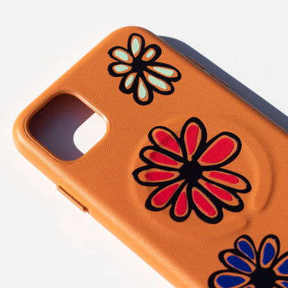 FLORIST-Leather Kılıf MagSafe Özellikli - iPhone 11