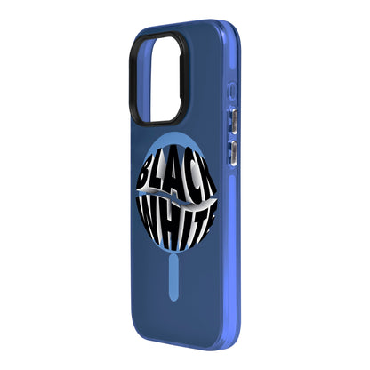 BLACK WHITE-iPhone 13 Pro Max Hold Kılıf MagSafe Özellikli