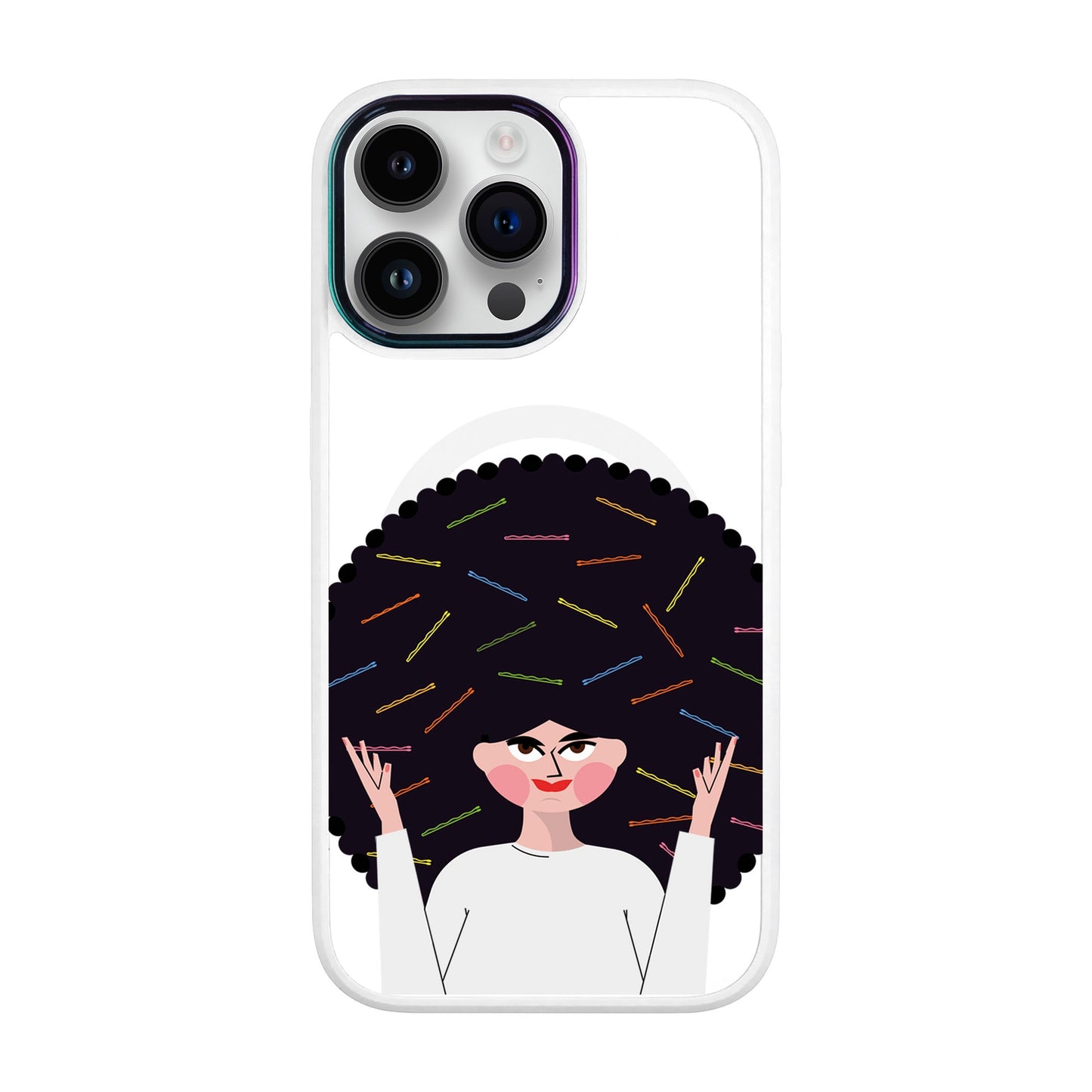 TANGLES OF HAPPINESS-iPhone 14 Pro Max Vigor Kılıf MagSafe Özellikli