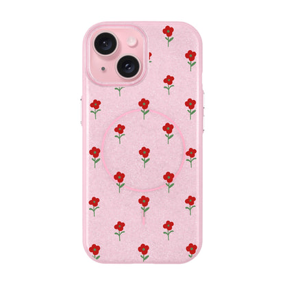 FLOWER POWER-iPhone 15 Plus Radiant Kılıf MagSafe Özellikli