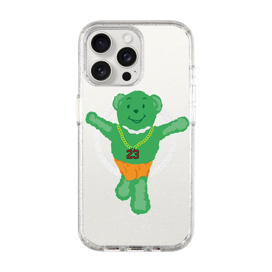 GREEN BEAR-iPhone 15 Pro Max Shiny Kılıf MagSafe Özellikli