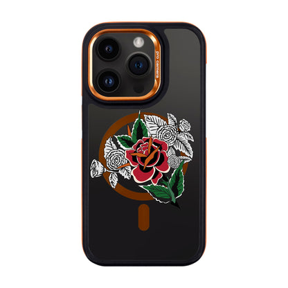 DRY ROSE-iPhone 14 Pro Dark Kılıf MagSafe Özellikli