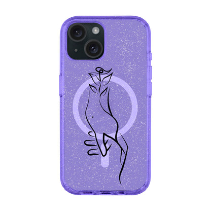 TOUCH-iPhone 15 Plus Shiny Kılıf MagSafe Özellikli
